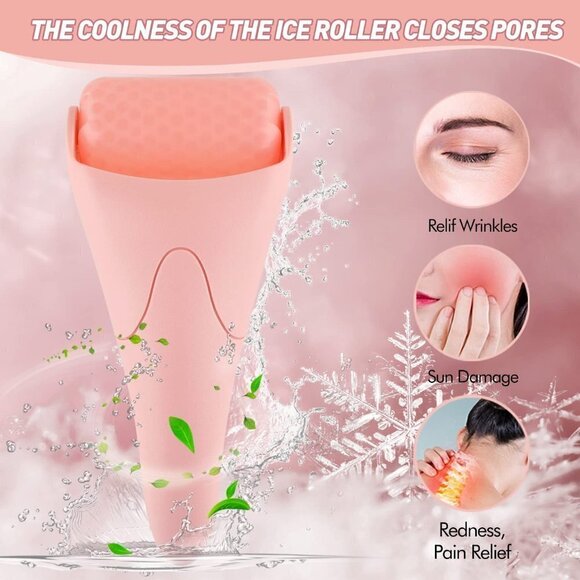 Ice Roller for face, Under Eyes, Body!  Therapeutic Cooling to Tighten Brighten - Picture 2 of 5